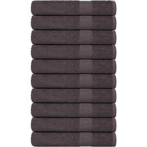 vidaXL Кърпи FROGN 10 бр. Антрацит 100x200 см 360 г/м2 (136699)