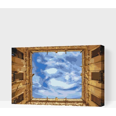 Vymalujsisam.cz Malování podle čísel Obloha Velikost 40 x 60 cm Rámování Na kartonové desce