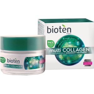 Bioten Cosmetics Multi-Collagen Antiwrinkle Overnight Treatment Нощен крем за лице против бръчки 50 ml