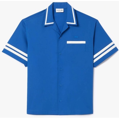 Lacoste Relaxed-Fit Print Back Shirt - Blue