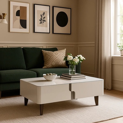 Carmen Холна маса liora - бял-капучино (35307456)