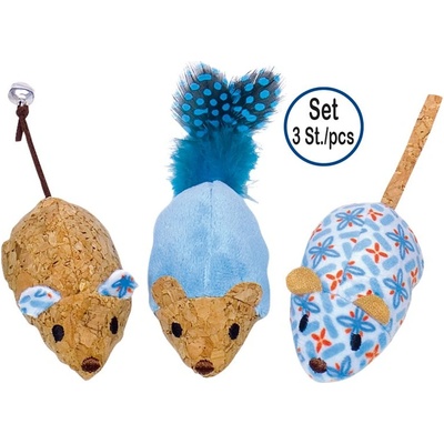 Nobby Myš s catnipom 12 cm 3 ks