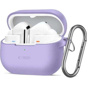 Tech-protect Калъф за Samsung Galaxy Buds 3 Pro/ 3 FE/ 3, TP Silicone Case, Лилав (5906302333769)