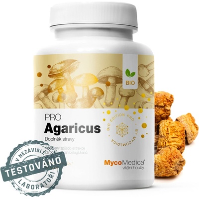 MycoMedica Agaricus PRO BIO 35% betaglukanů 90 kapsúl