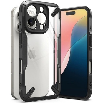 Apple Силиконов калъф Ringke Fusion-X за iPhone 16 Pro Max, Black