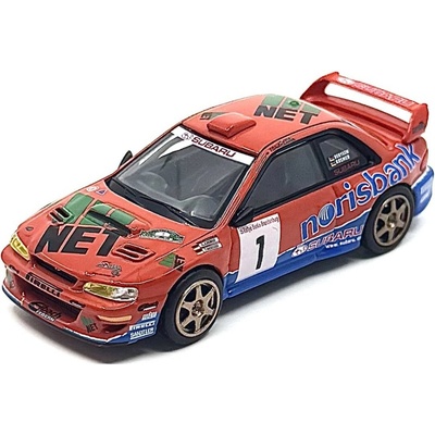 SUBARU IMPREZA WRC97 nr.1 DRM CHAMPION 1999 1:64 Mini GT blistr