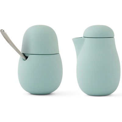 Viva Scandinavia Каничка за мляко и захарница Nina напудрено зелена (V79446)