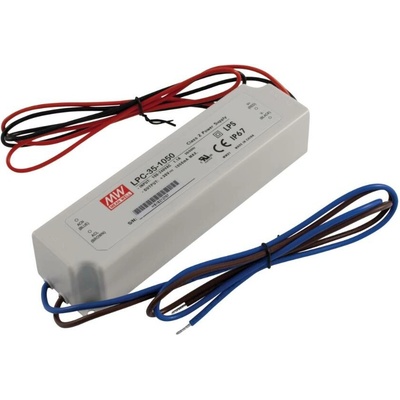 Mean Well LPC-35-1050 LED driver konstantní proud 31.5 W 1.05 A 9 - 30 V/DC bez možnosti stmívání, ochrana proti přepětí 1 ks