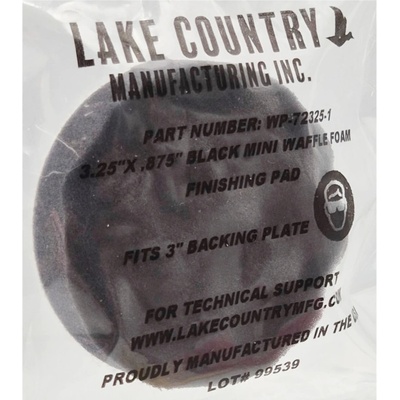 Lake Country Black Mini Finishing Waffle Pro 83 mm