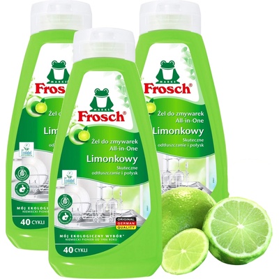 Frosch Limetkový gél na riad do umývačky riadu 650 ml