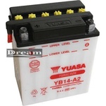 YUASA Yumicron 12V 14Ah left+ YB14-A2