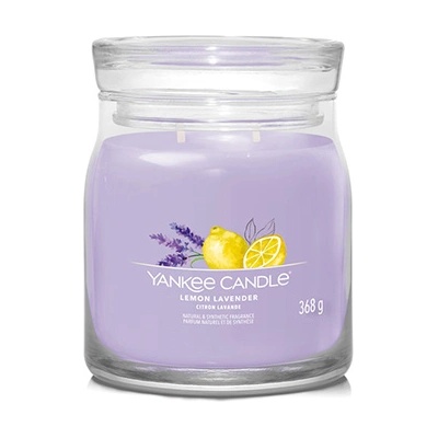 Yankee Candle Lemon Lavender типична свещ средна 368 гр