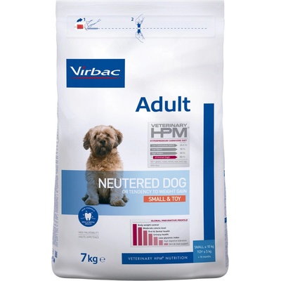 Virbac Veterinary HPM Adult Mini & Toy Neutered 7 kg