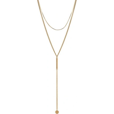 Troli Elegantný pozlátený náhrdelník VGX1760G/RE