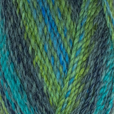 YarnArt Everest 7049 modro zelená mix