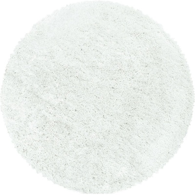 Ayyildiz Бял кръгъл килим ø 80 cm Fluffy - Ayyildiz Carpets (FLUFFY80803500WHITE)