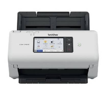 BROTHER skener ADS-4700W DUALSKEN A4 40 str./min/80duálny 600x600 60ADF USB LAN WIFI - displej 10.5cm ADS4700WTF1