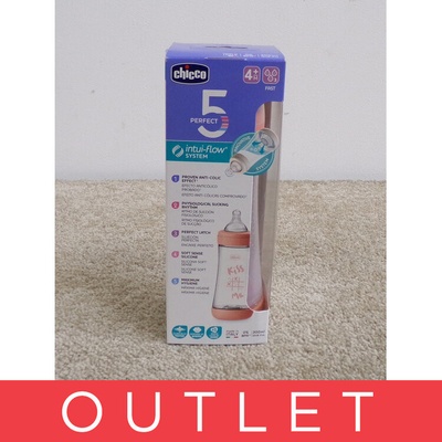 Chicco láhev Perfect 5 silikon růžová 300 ml
