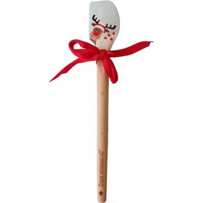 ALVARAK Stierka kuchynská 21 cm, silikón/drevo, sob