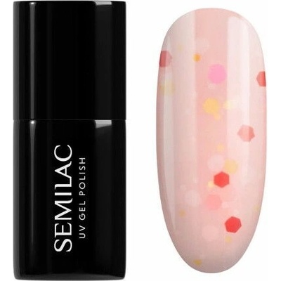 Semilac gél lak 932 Confetti Dance 7 ml