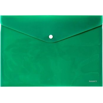 Папка джоб с копче Axent de Luxe А4+ Зелен (1303078-03-1412-25)