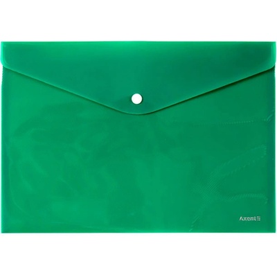 Папка джоб с копче Axent de Luxe А4+ Зелен (1303078-03-1412-25)