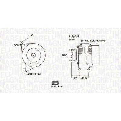 generátor MAGNETI MARELLI MQA1958