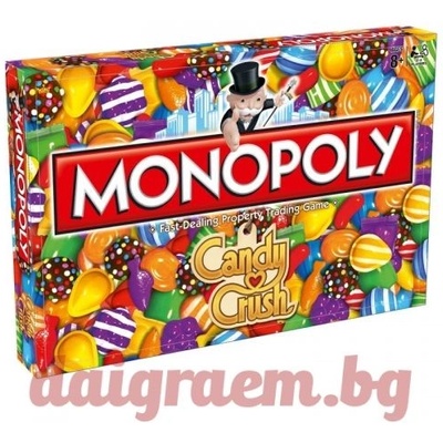 Winning Moves Настолна игра Монополи Candy Crush (WM28417)