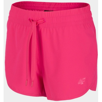 4F dámske športové kraťasy H4L22-SKDT013 hot pink