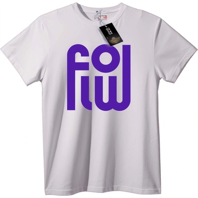 NOONEBRAND Тениска FOL Лилав Лого - 4XL, White