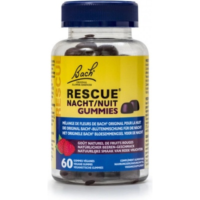 Bach RESCUE Remedy Night Gummies malina 60 ks
