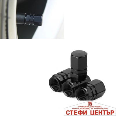 Paolo Капачета за вентил 4 бр/к-т 1062 - Черно (22171)