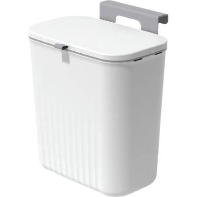 Verk 27571 Závesný odpadkový kôš s vekom 9 l, biely