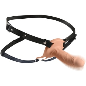 Size Matters 2" Erection 28X Realistic Vibrating Silicone Penis Sheath with Remote Skin