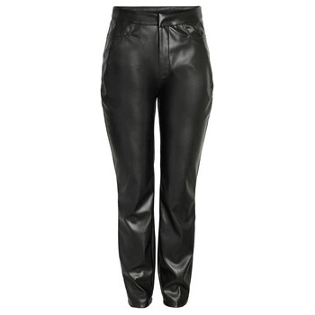 Noisy May Панталони от имитация на кожа 27026067 Черен Slim Fit (27026067)