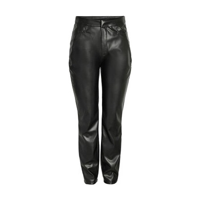 Noisy May Панталони от имитация на кожа 27026067 Черен Slim Fit (27026067)