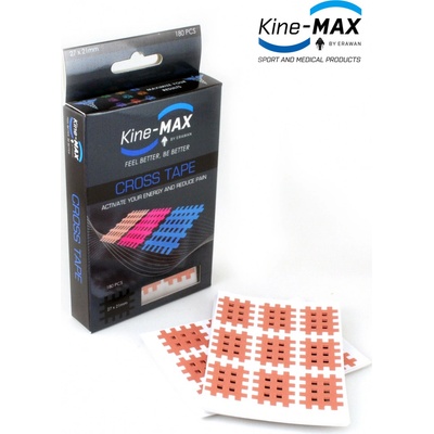 Kine-Max Cross Tape křížový tejpm S tělová 27 x 21 m 180 ks – Zboží Dáma