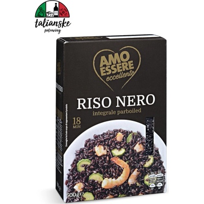 Amo Essere čierna predparená celozrnná ryža 0,5 kg