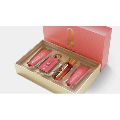 Afnan 9AM Pour Femme - EDP 100 ml + sprchový gél 100 ml + tělový závoj 150 ml + telové mlieko 100 ml