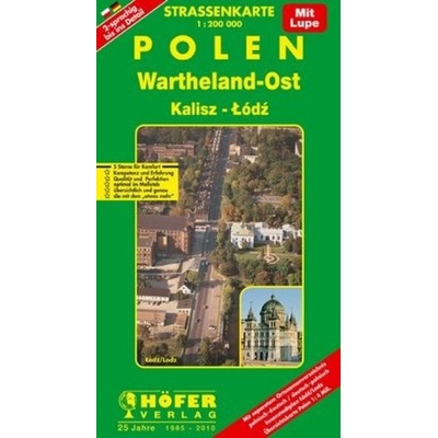 Höfer Straßenkarte Polen Wartheland-Ost