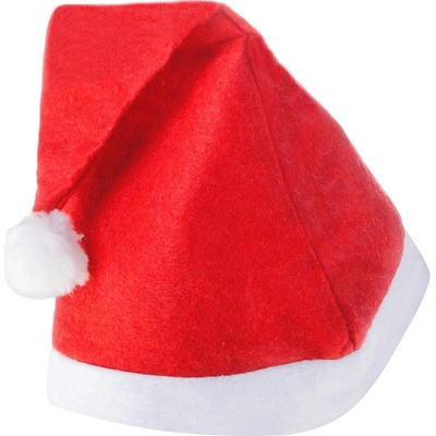 SPRINGOS Vánoční čepice s bambulí Santa červená