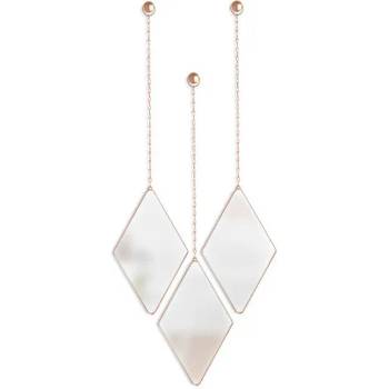 Image 1 of Umbra hk ltd (Канада) Комплект от 3 бр. висящи огледала umbra dima - цвят мед (umbra 358777-880)