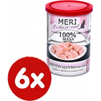 MERI deluxe s lososom 6x 400 g