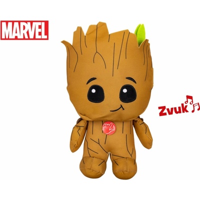 Alltoys Látkový interaktívny Marvel Groot so zvukom 28 cm