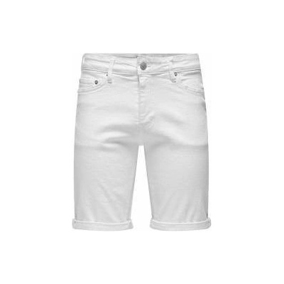 Only & Sons Мъжки Къси Панталони Only & Sons Onsply 9297 White Бял Размер L