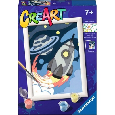 Ravensburger 236190 CreArt Vesmírná raketa