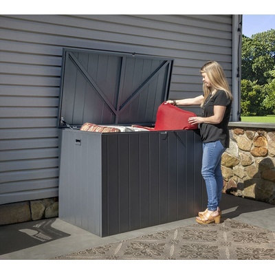 Lifetime ShelterLogic oceľový box 980L 79 x 138 x 93 cm antracit SL02002