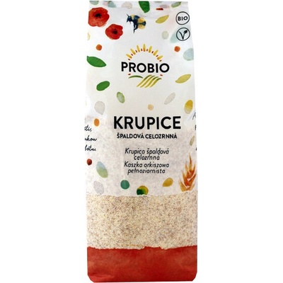 Krupice špaldová celozrnná 400 g BIO PROBIO