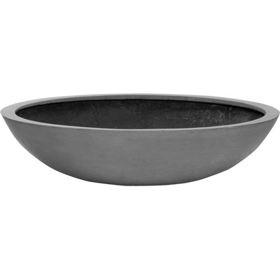 PotteryPots Kvetináč Jumbo Bowl, sivý 22 x 85 cm