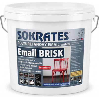 SOKRATES Email BRISK 5kg bílá pololesk